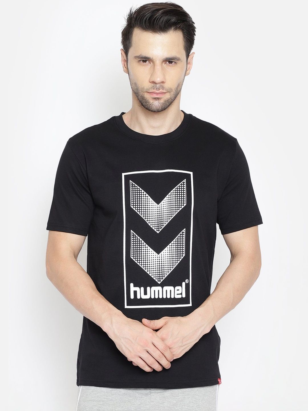 hummel Men Brand Logo Printed T-shirt