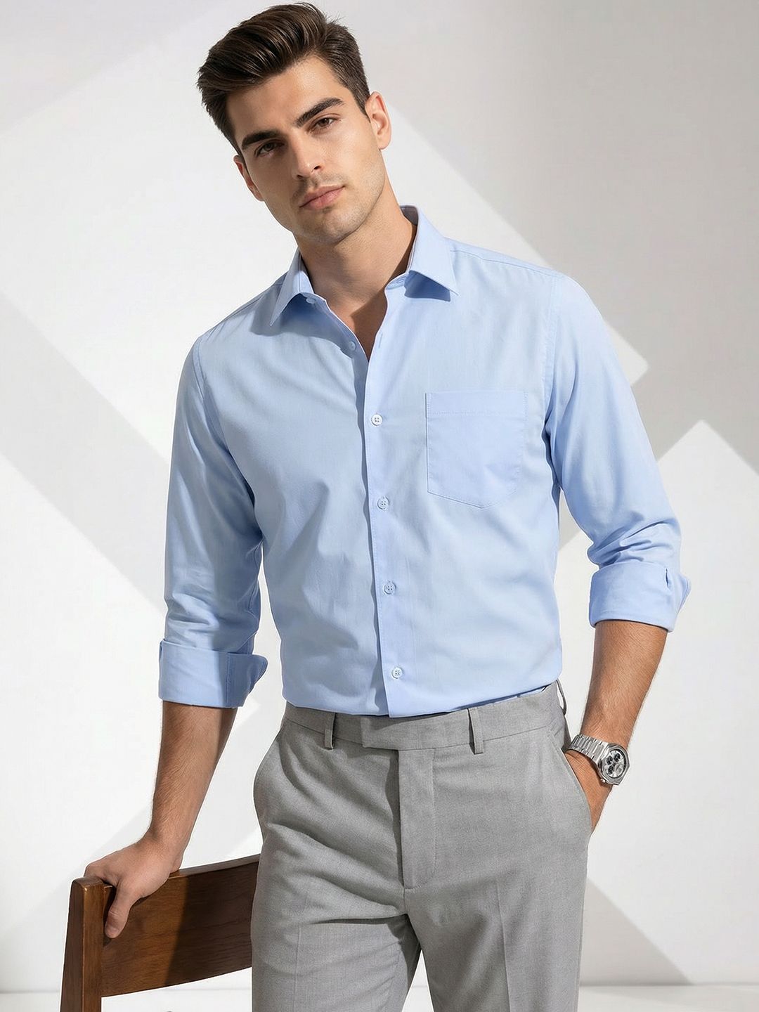INVICTUS Slim Fit Pure Cotton Formal Shirt
