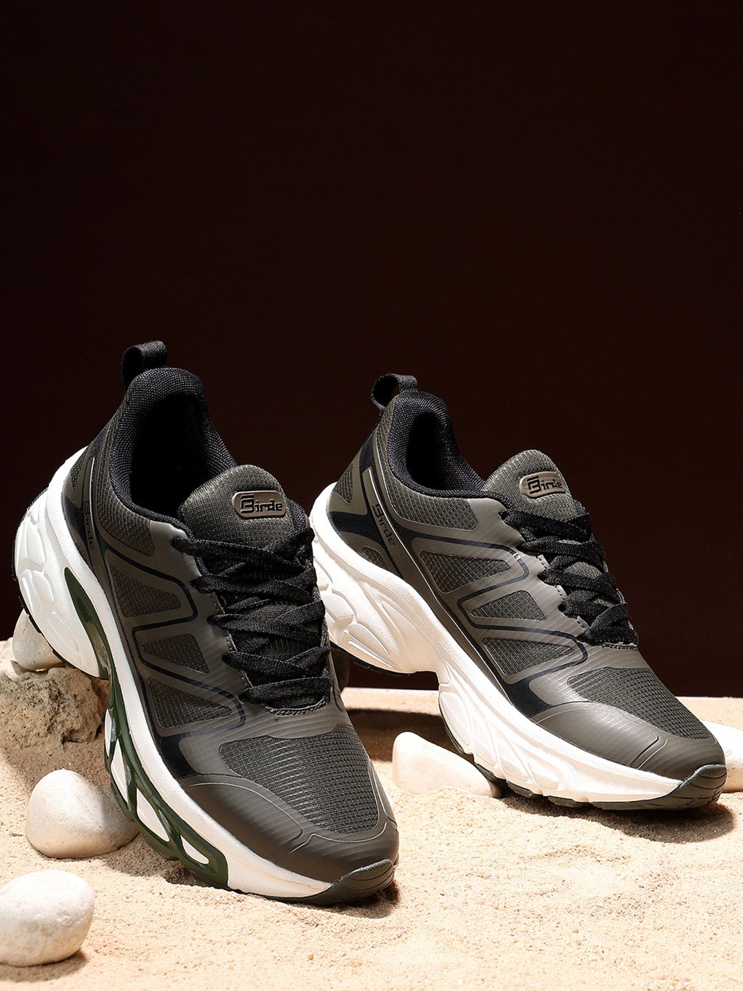 BIRDE Men Mesh Walking Non-Marking Shoes