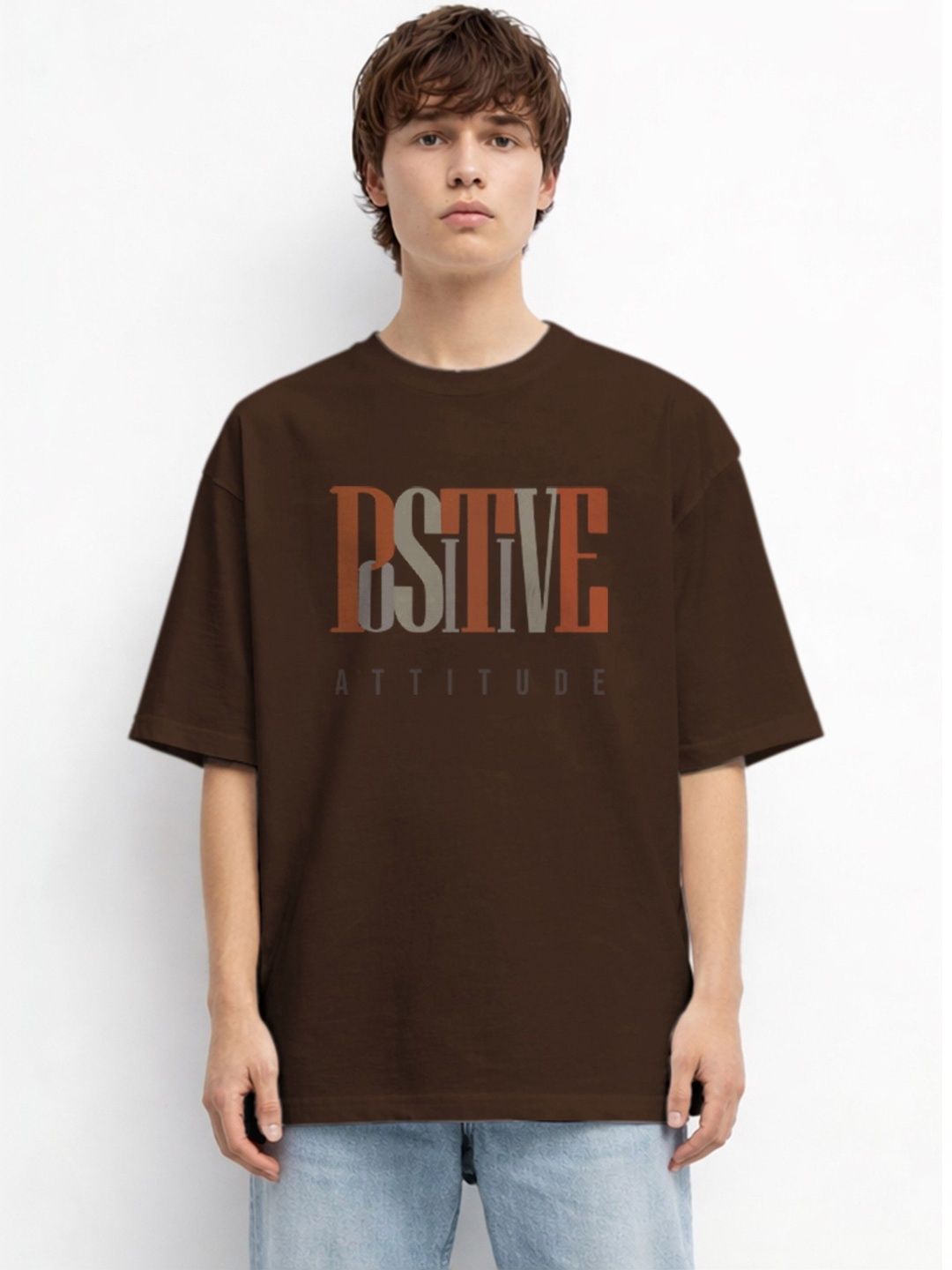 The Roadster Lifestyle Co Printed Organic Cotton Oversized Tshirts