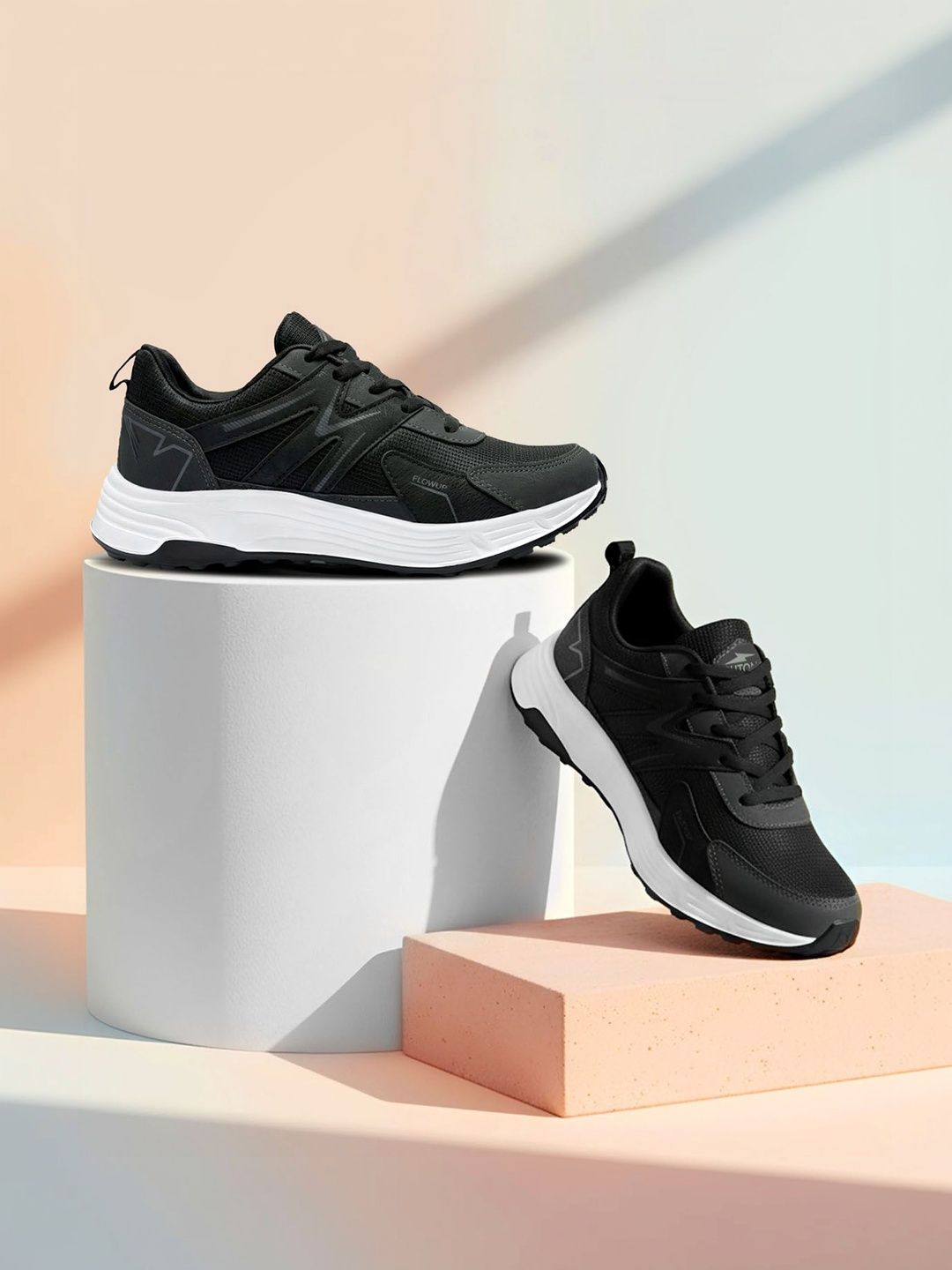 Bruton Men Mesh Running Non-Marking Shoes