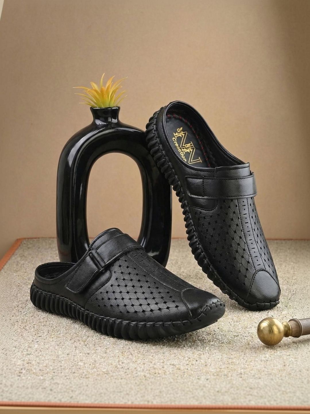 N N Creation Men Rubber Slip-On