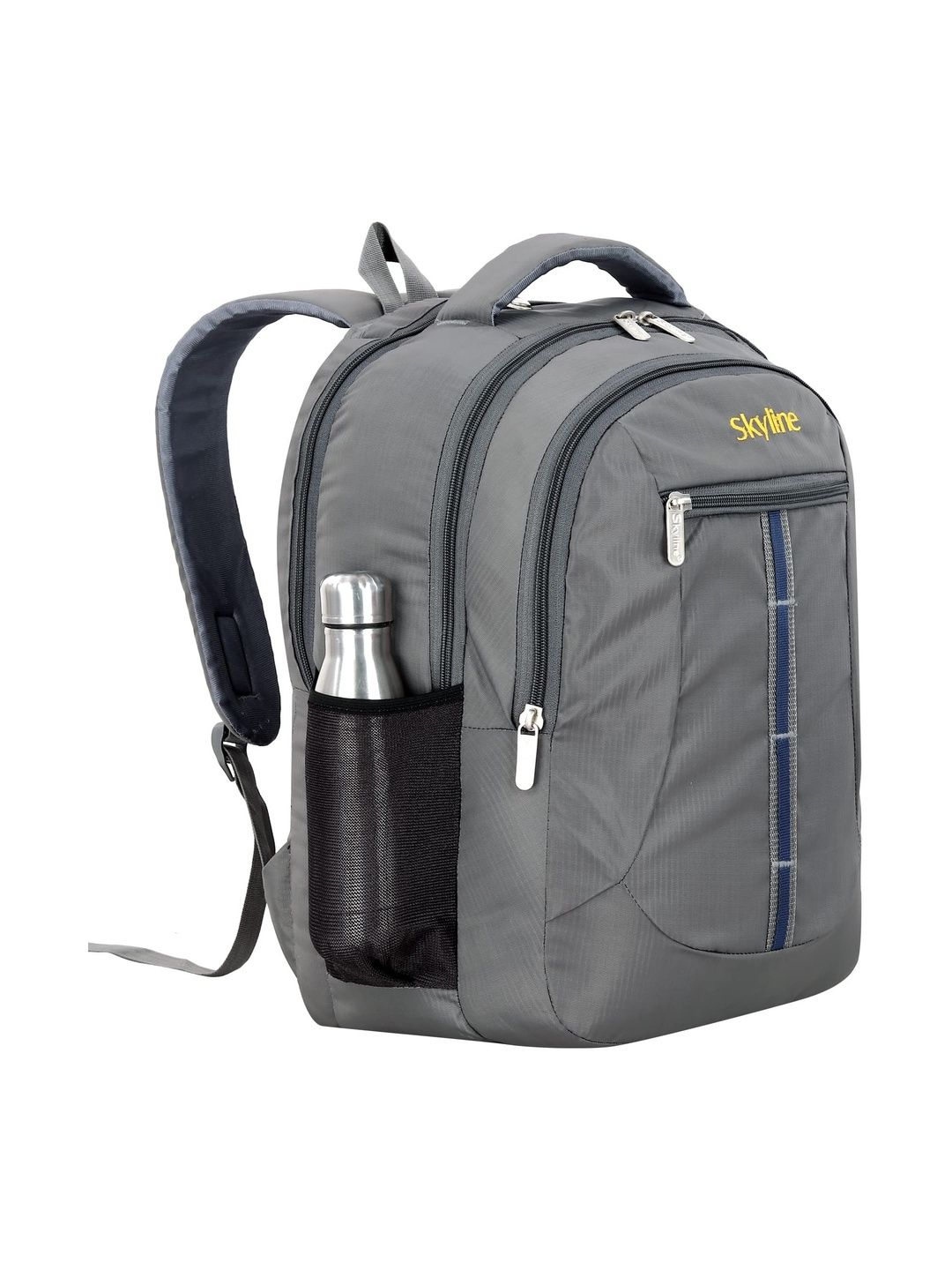 SKYSUN Women Brand Logo Contrast Detail Backpack