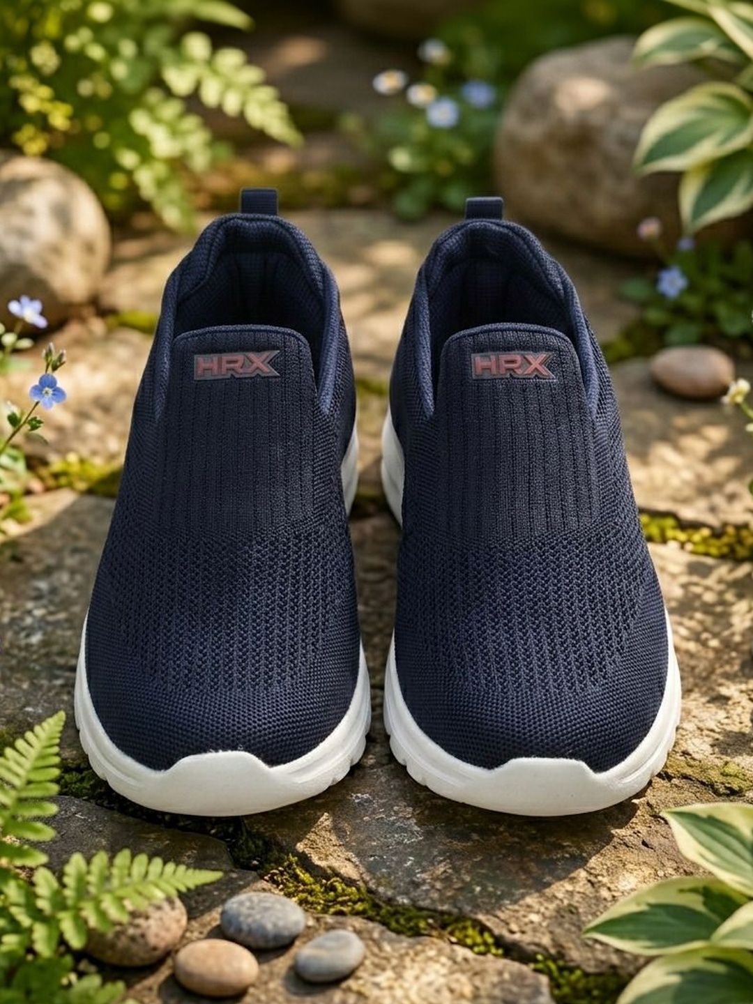 HRX by Hrithik Roshan Men Textured PU Sneakers