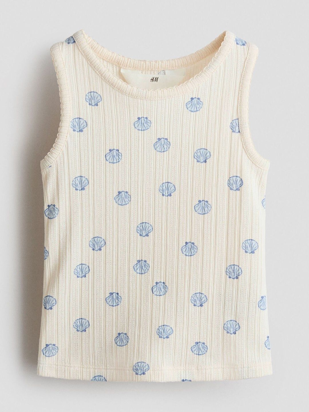 H&M H&M Pointelle Jersey Vest Top