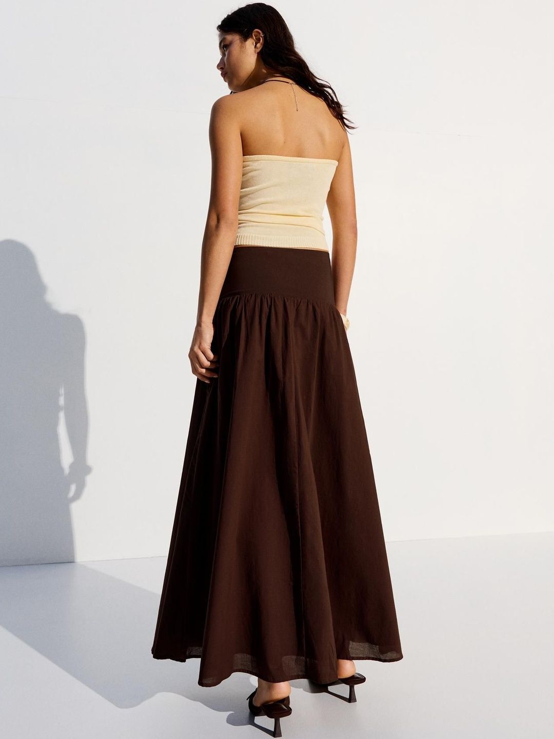 Midi Skirt With Sash