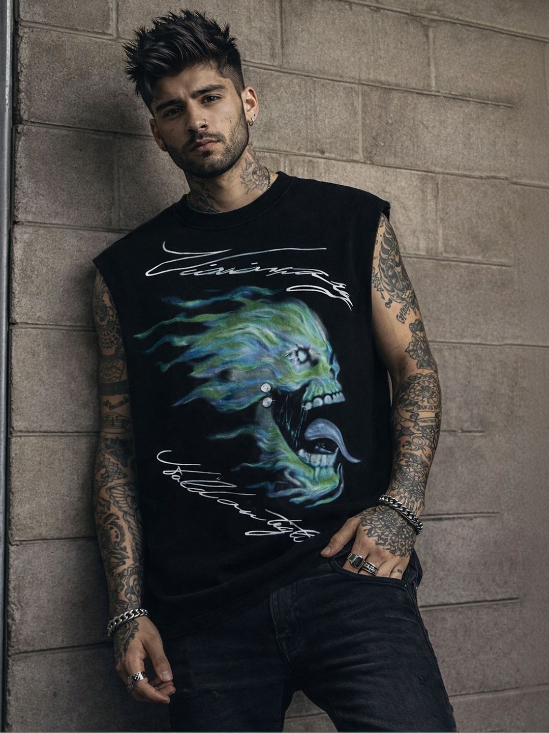 Force Printed Round Neck Cotton Tank Innerwear Vests