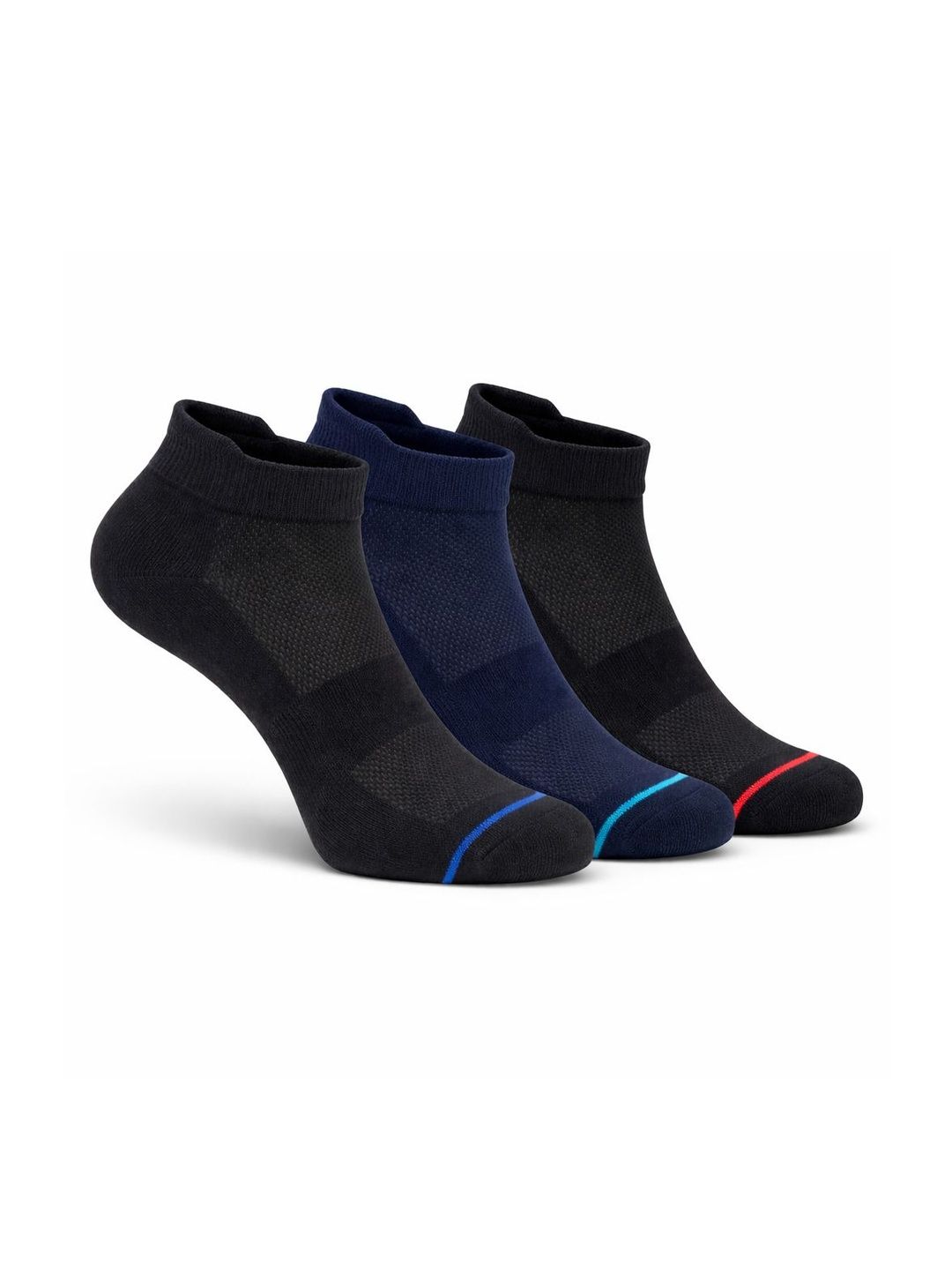 BERYX Pack of 3 Bamboo Super Soft & Odour-Free Breathable Ankle-Length Socks
