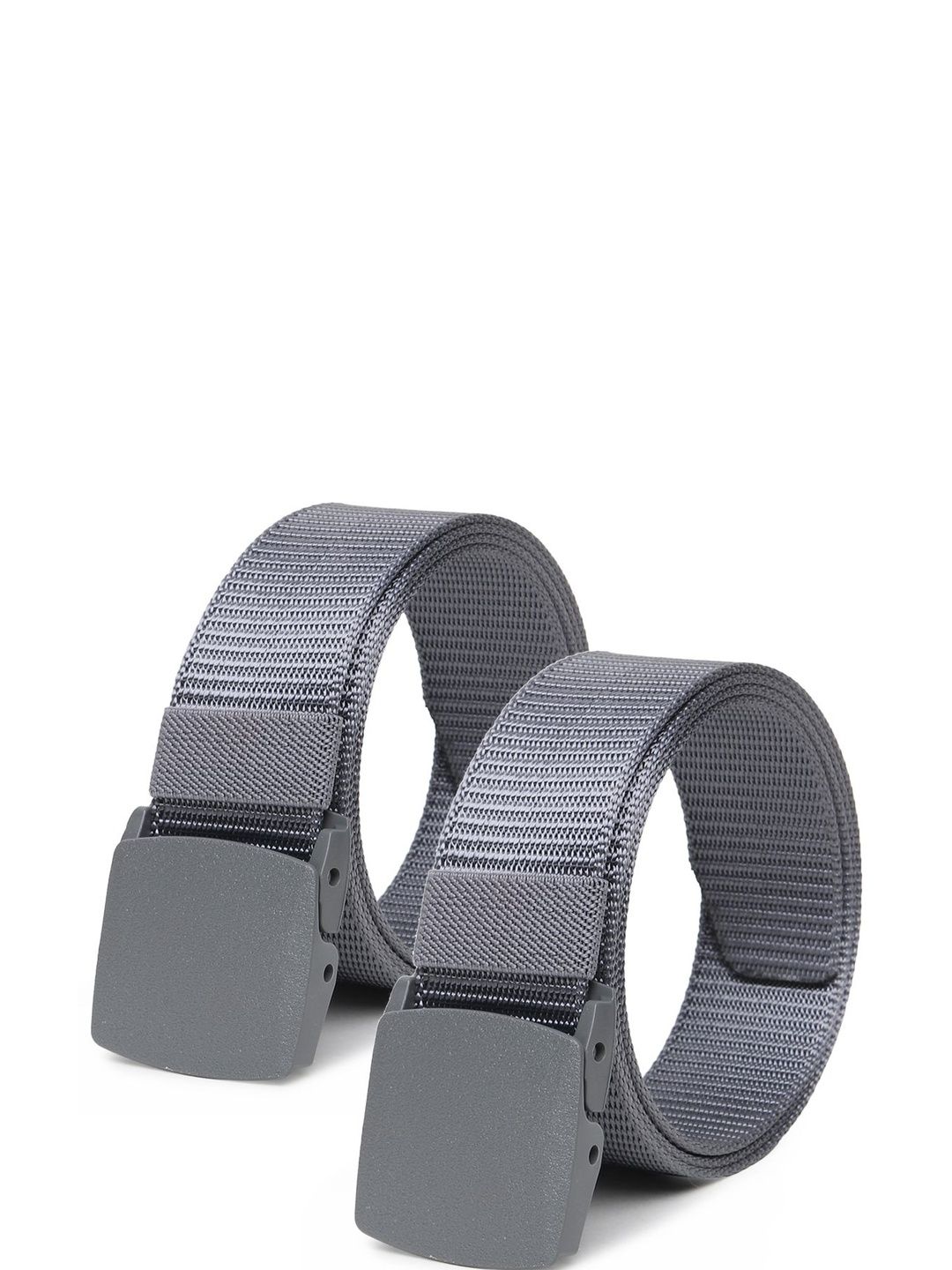 The Roadster Lifestyle Co Men Set Of 2 Textured Formal Belts