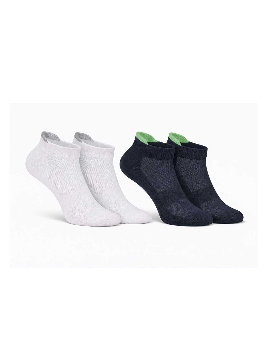 BERYX Pack of 2 Bamboo Super Soft & Odour-Free Breathable Ankle-Length Socks