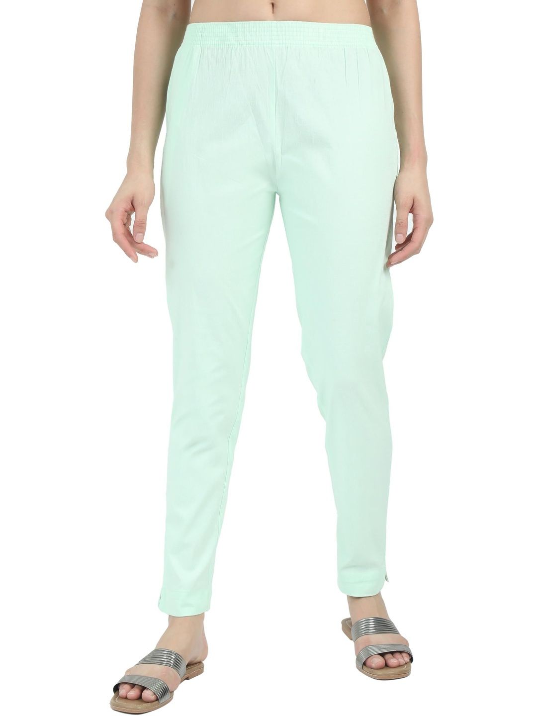 KN Textiles Women Everyday Slim Fit Trousers