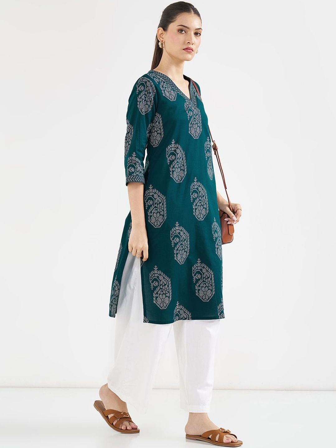 RANGMANCH BY PANTALOONS Women Ethnic Motifs Printed Kurta