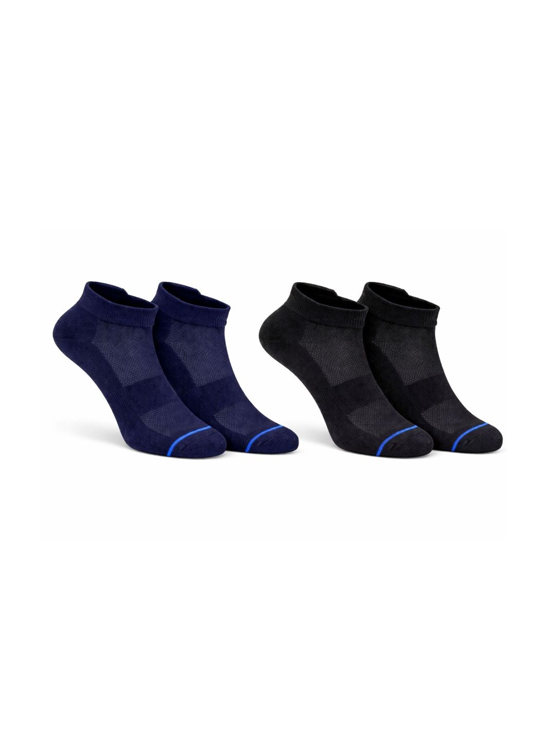 BERYX Pack of 2 Bamboo Super Soft & Odour-Free Breathable Ankle-Length Socks