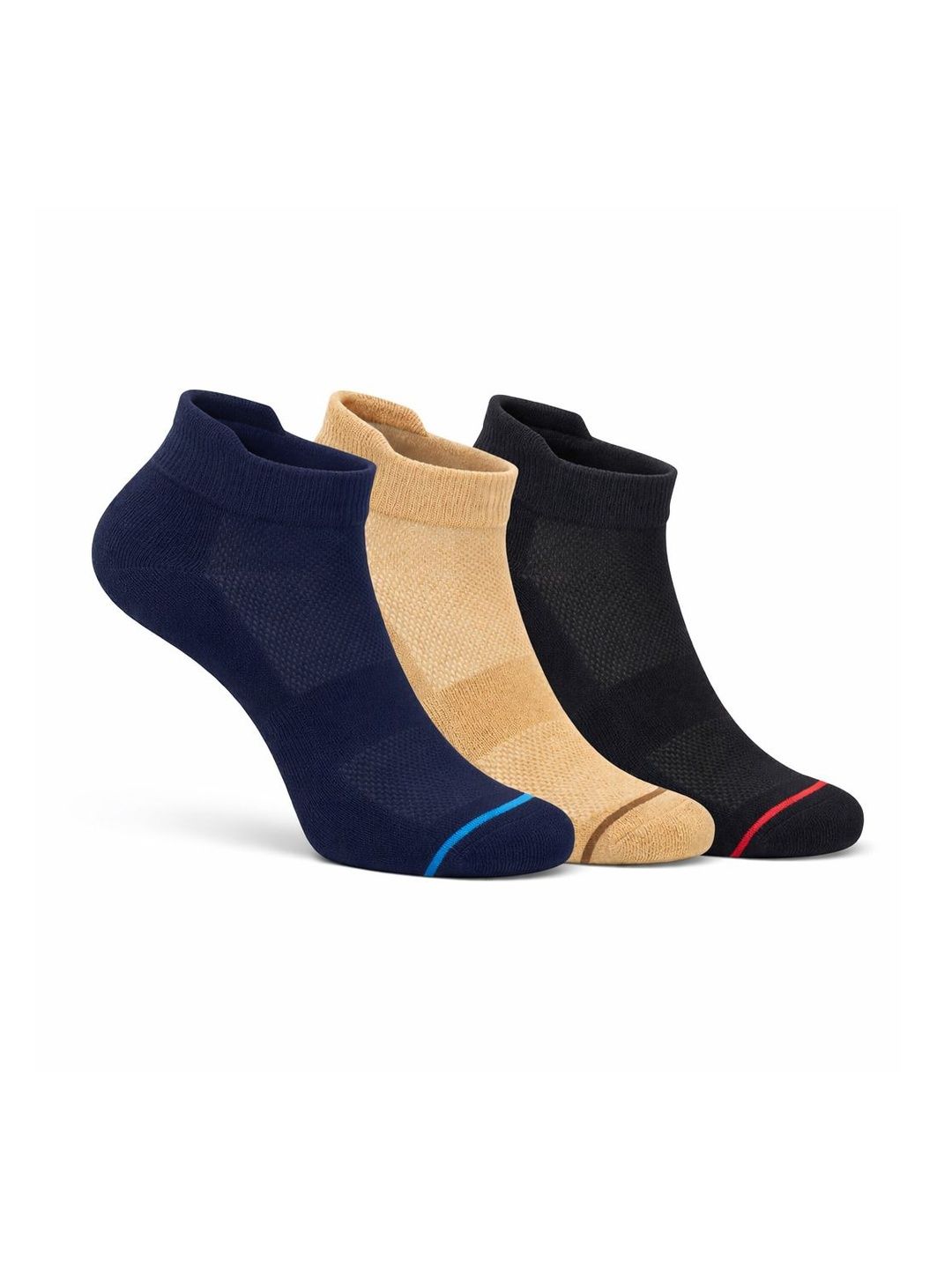 BERYX Men Pack of 3 Ankle Length Socks