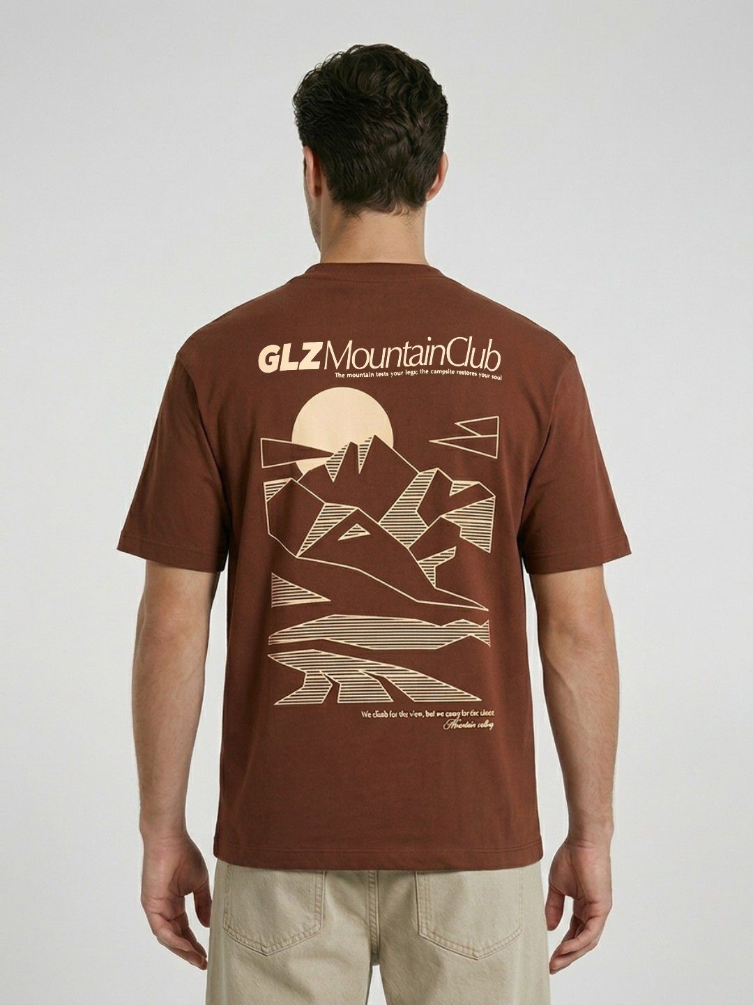 glitchez GLZ Graphic Printed Relaxed Fit T-shirt