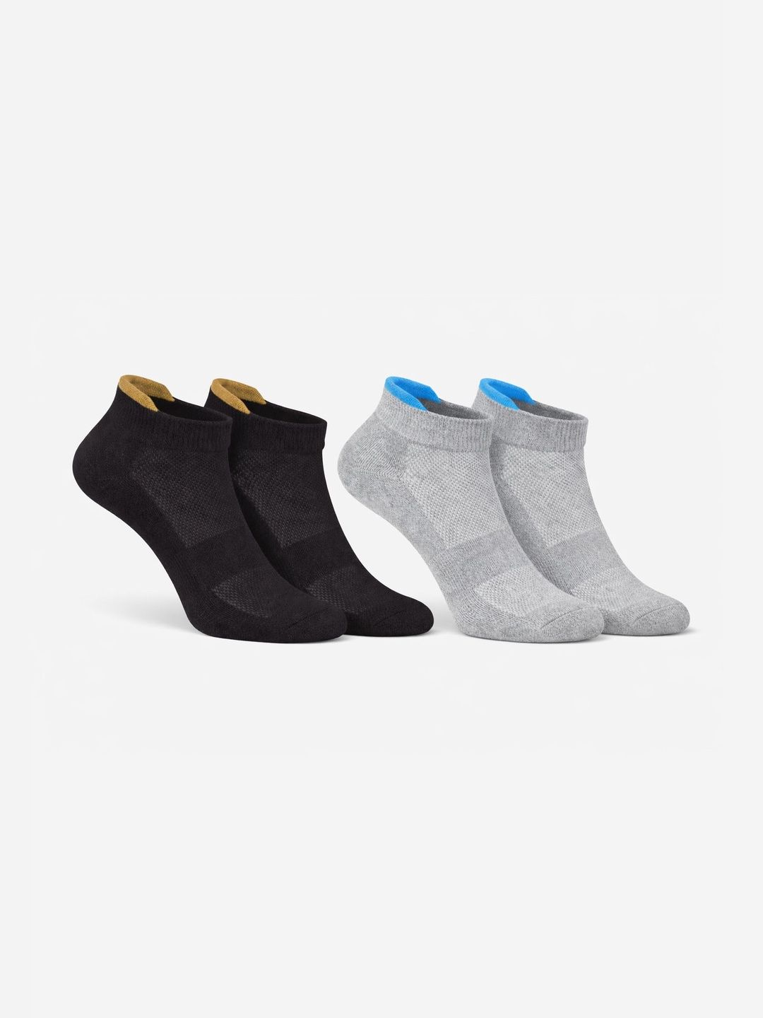 BERYX Pack of 2 Bamboo Super Soft & Odour-Free Breathable Ankle-Length Socks