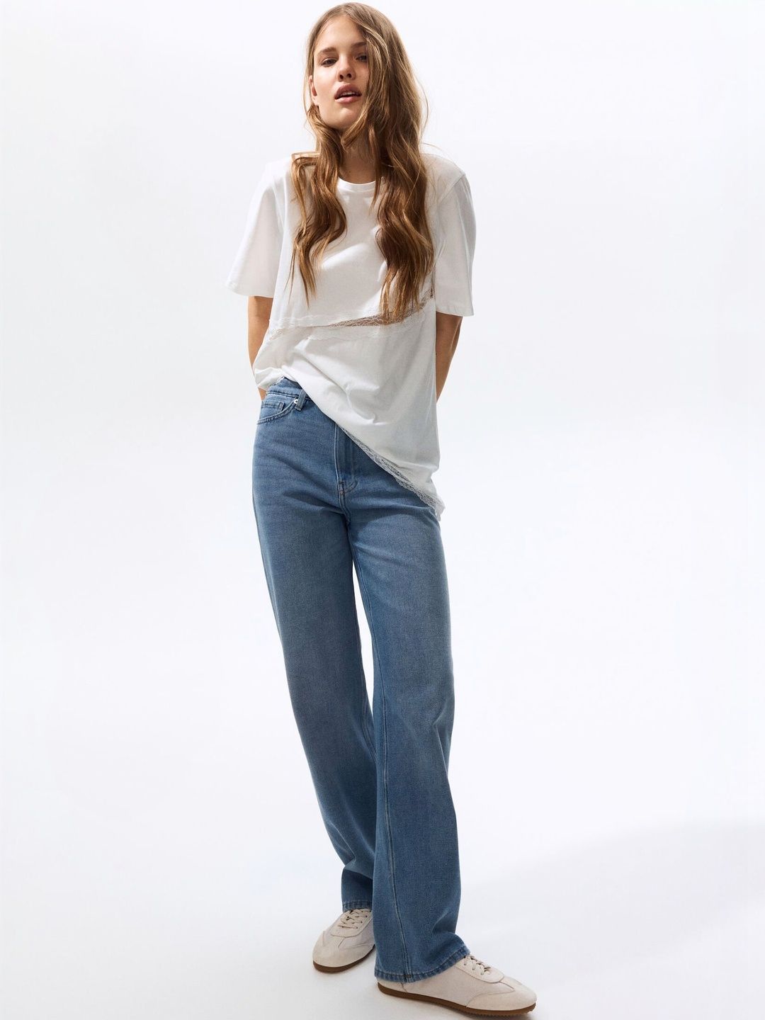 H&M Straight High Jeans