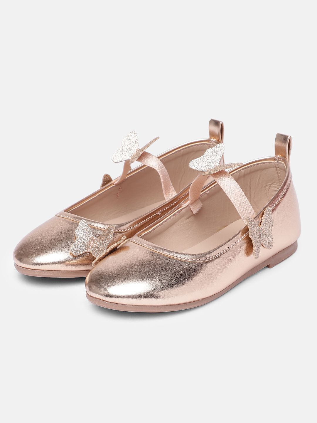 mothercare Girls Butterfly Ballerinas