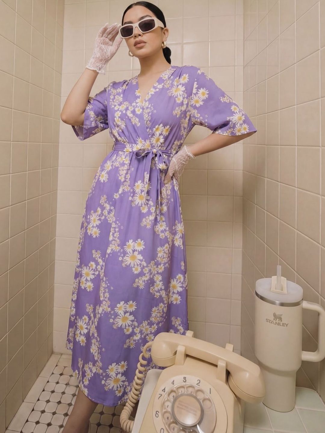 dressberry women long sleeves wrap maxi dress by myntra reviews Buy DressBerry Curve Women Kimono Sleeve Wrap Maxi Dress - Dresses for Women 37330952
