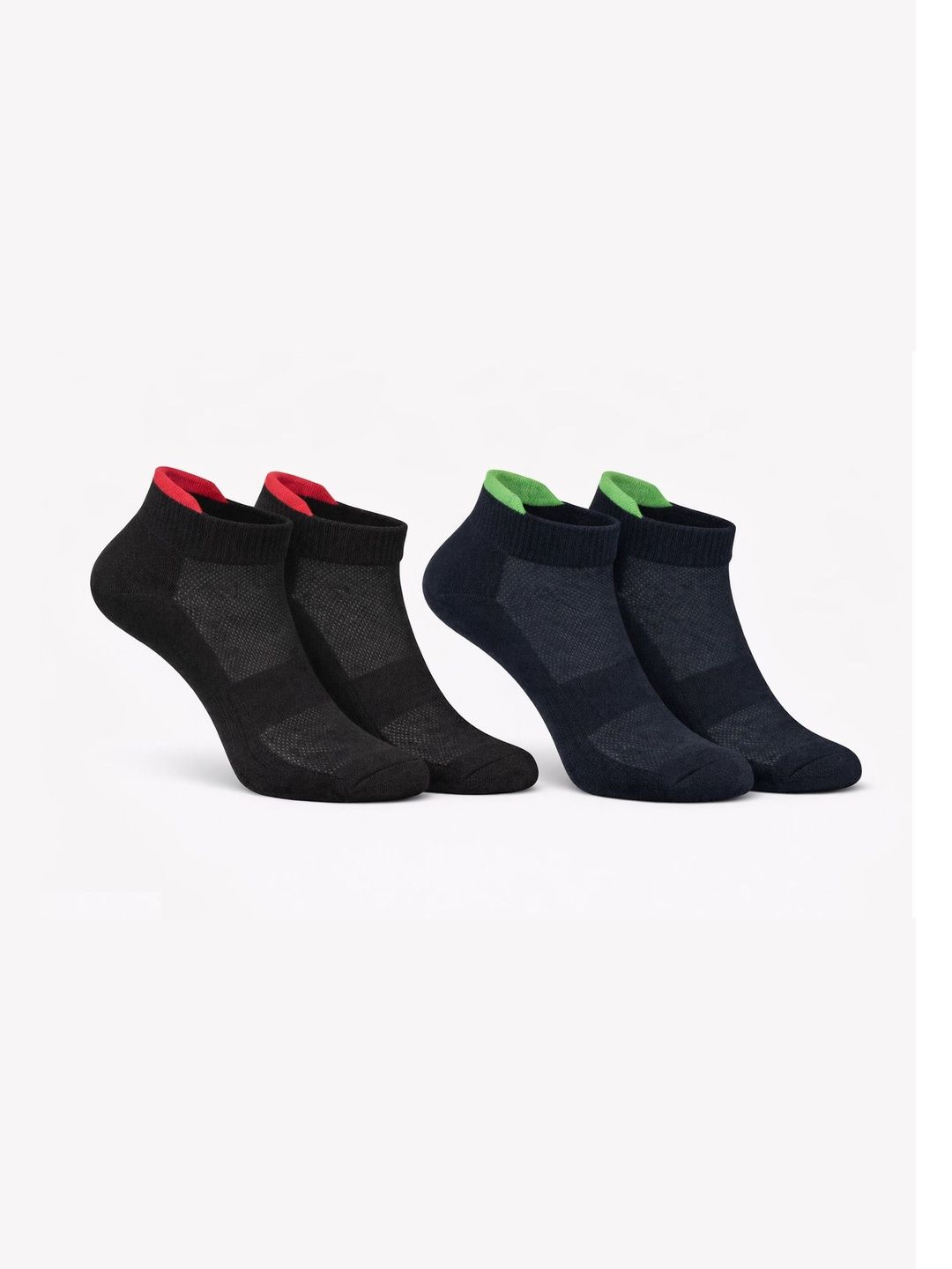 BERYX Pack of 2 Bamboo Super Soft & Odour-Free Breathable Ankle-Length Socks