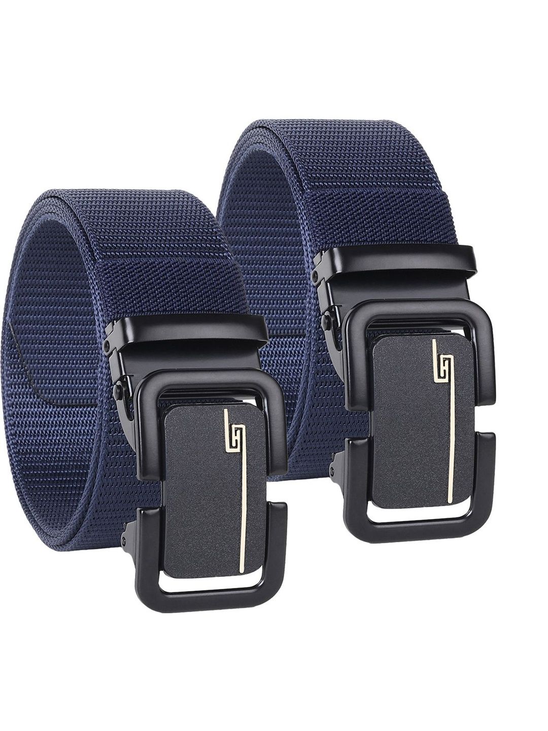The Roadster Lifestyle Co Men Set Of 2 Textured Formal Belts