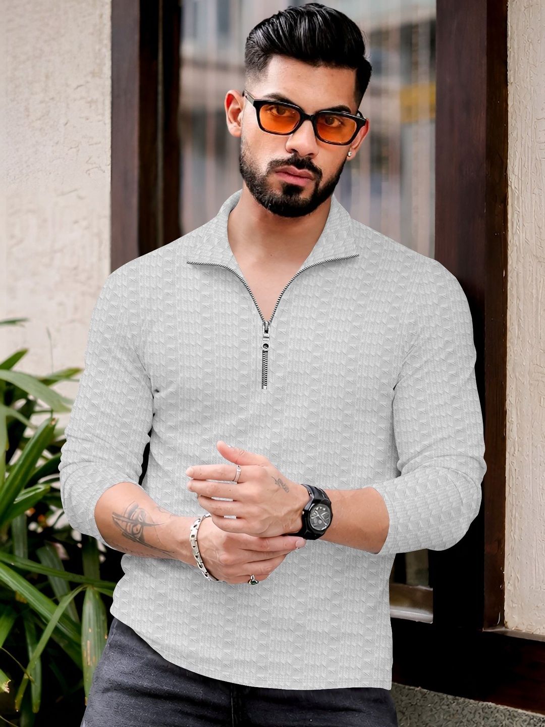 SZN Men Polo Collar T-shirt