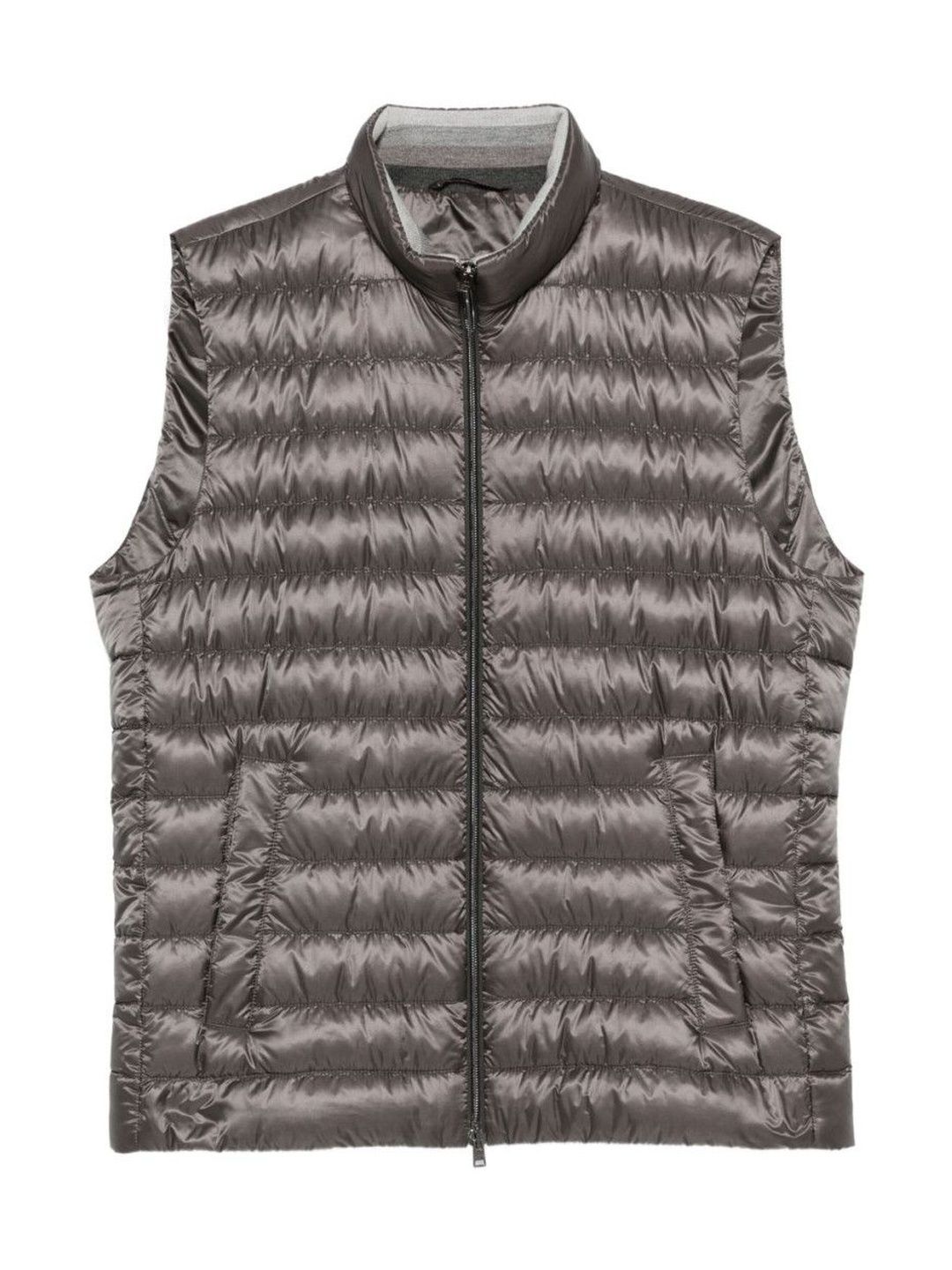 Herno Grey Nylon Vest