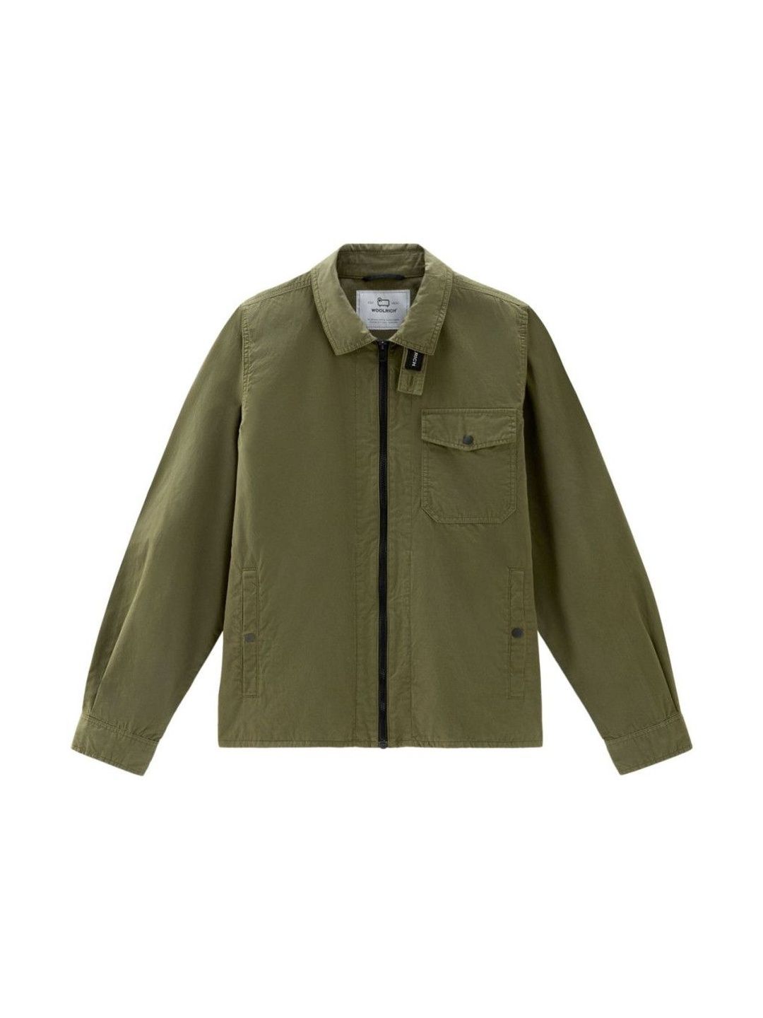 Woolrich Dark Green Camicia Oversize Jacket