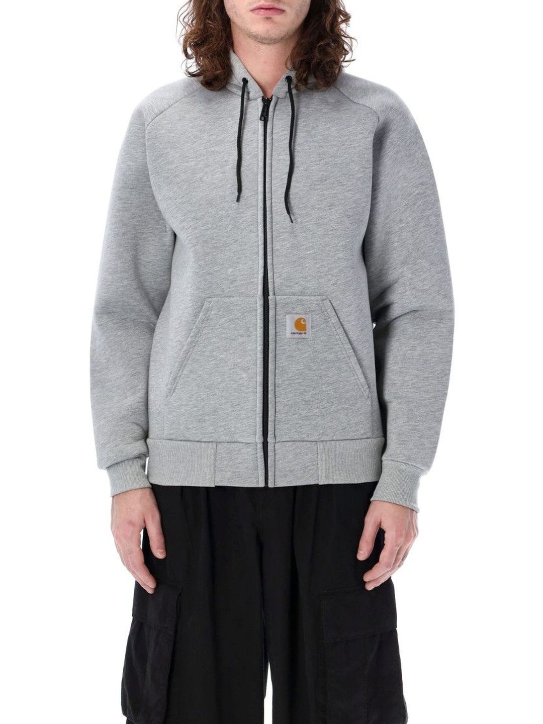 Carhartt WIP Grey Car-lux Hooded Jacket