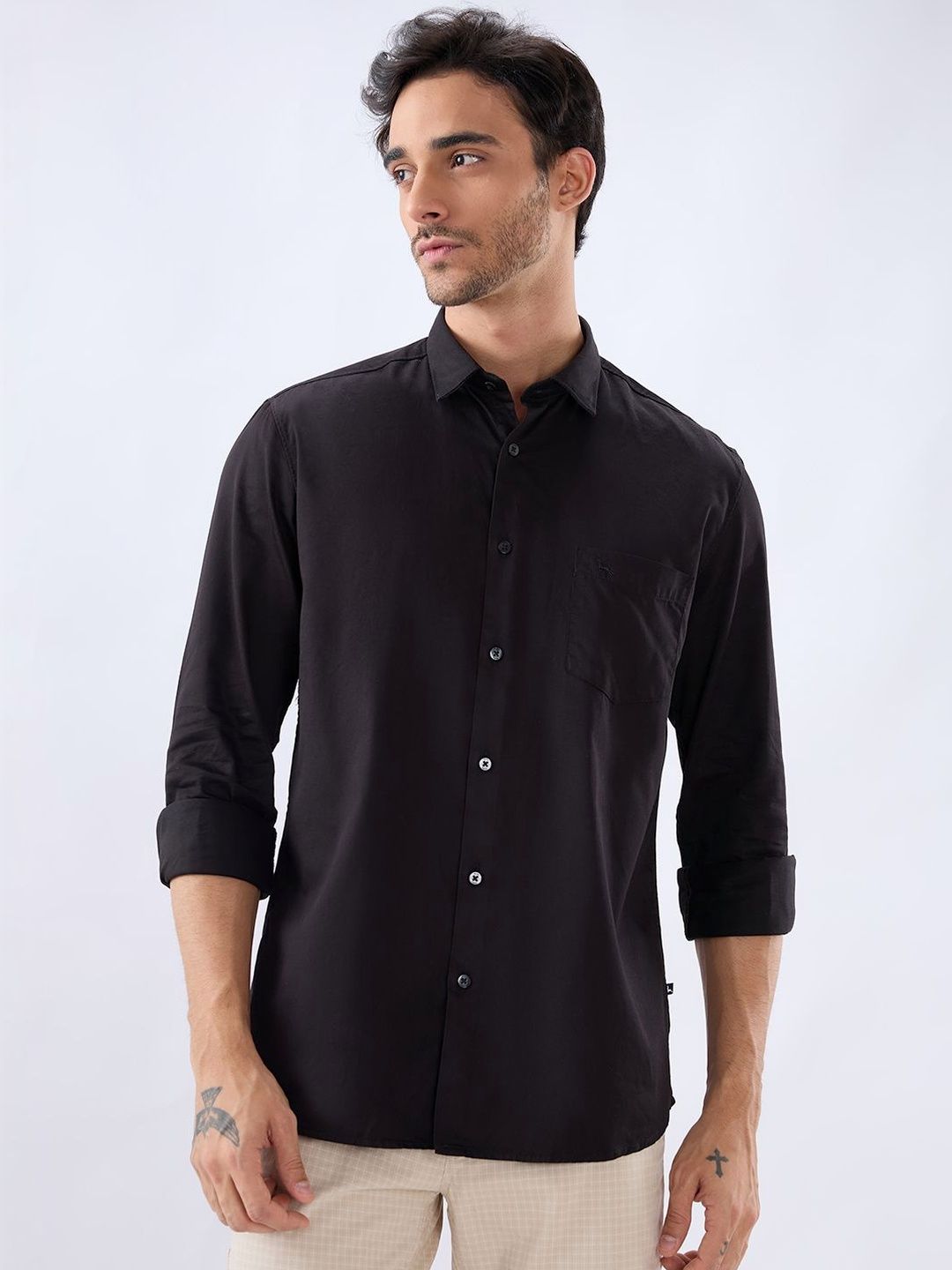 Parx Men Slim Fit Casual Shirt