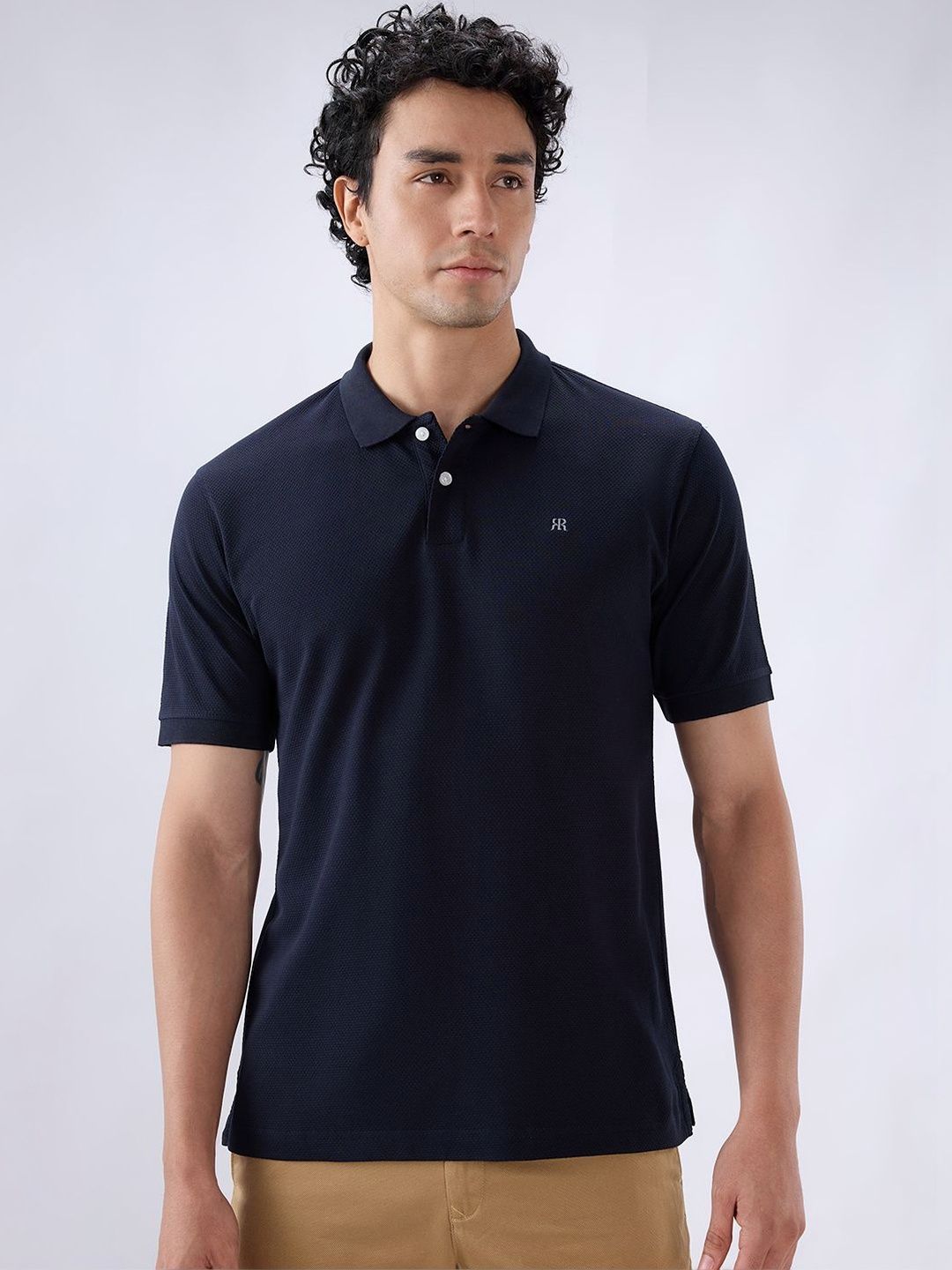Raymond Polo Collar Pure Cotton Slim Fit T-shirt