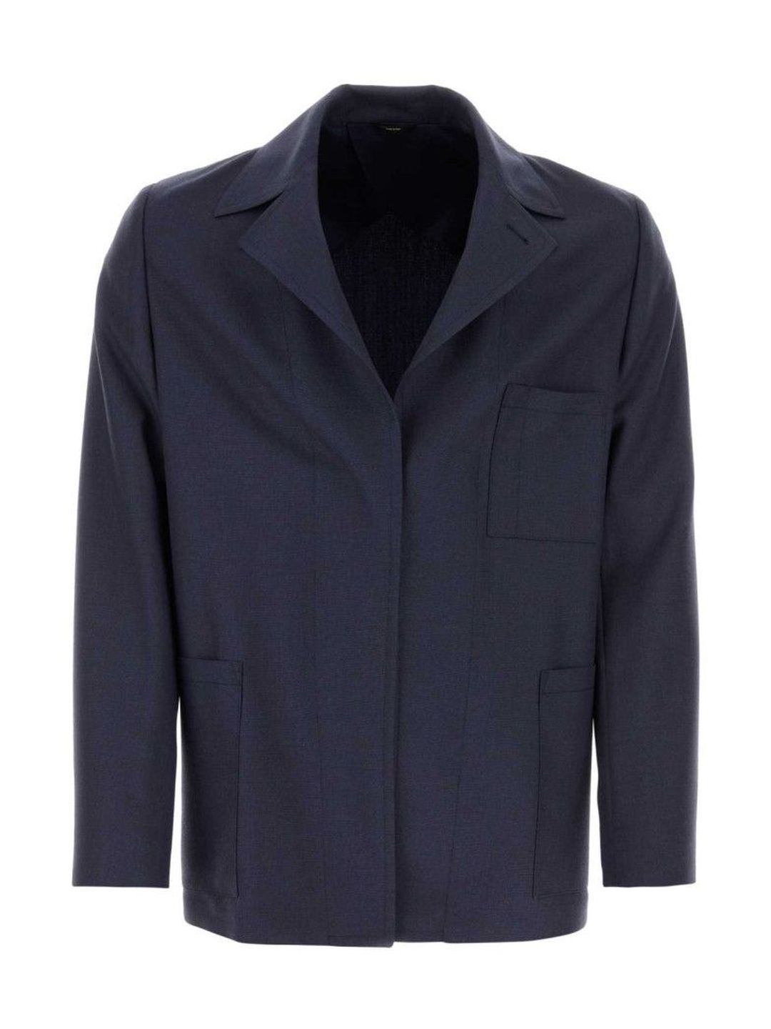 Fendi Blue Wool Jacket