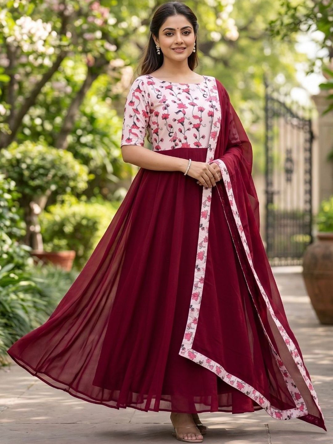 Ethnic Maxi Dresses - Shop from New Collection of Ethnic Maxi Dresses at  Mynytra