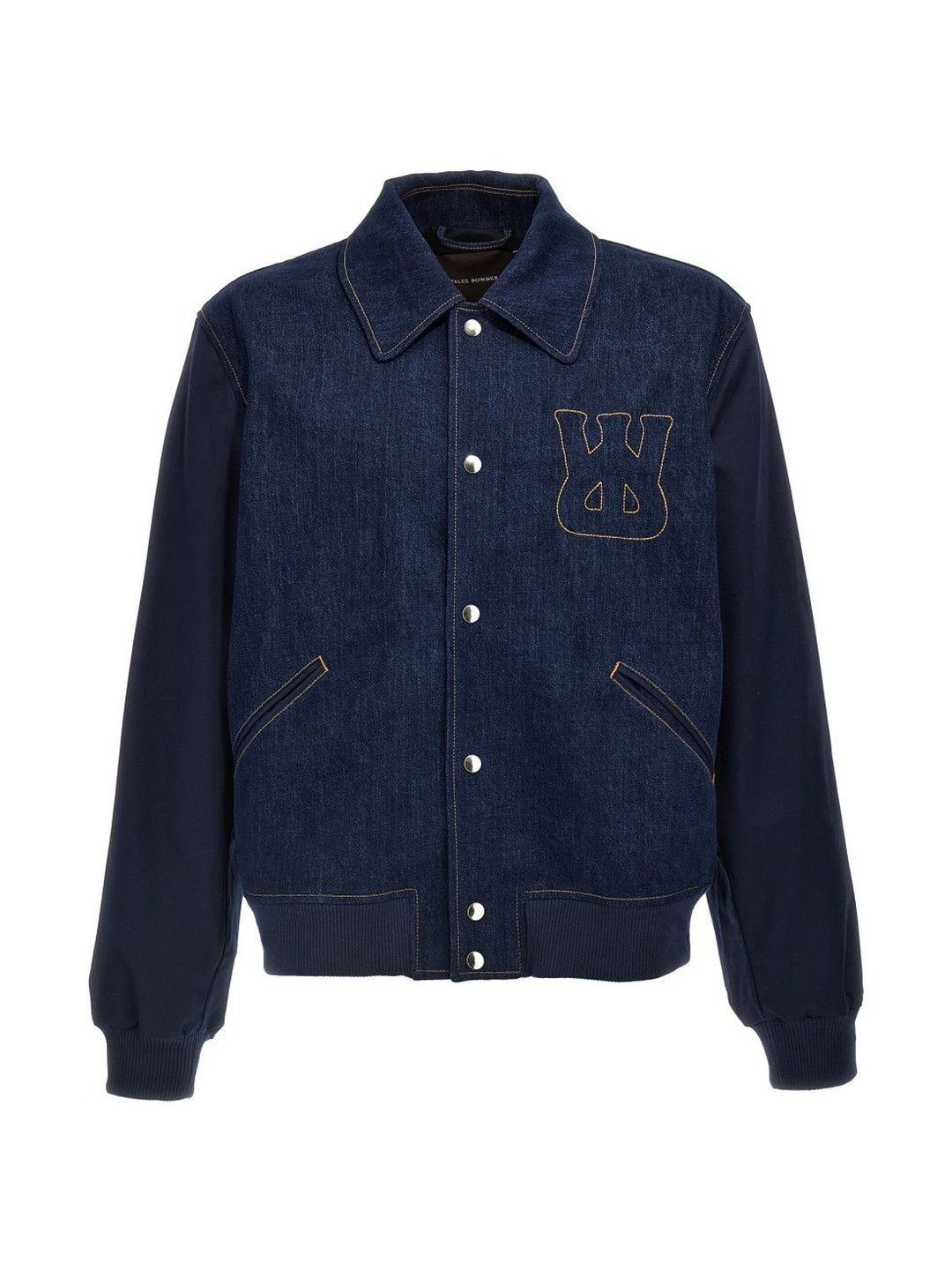 Wales Bonner Blue 'The Echo Denim Varsity' Jacket