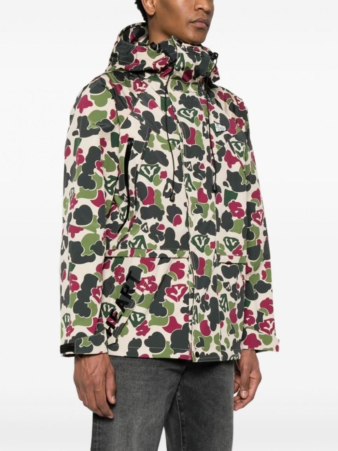 Billionaire Multicolor Camou Print Jacket