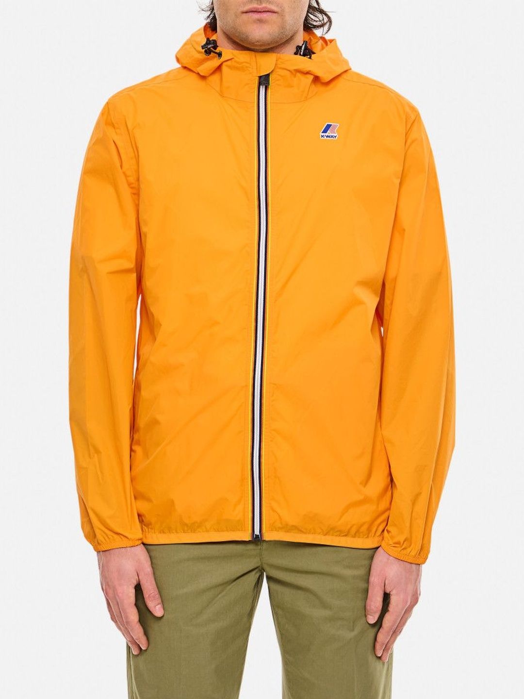 K-Way Orange Hooded Jacket