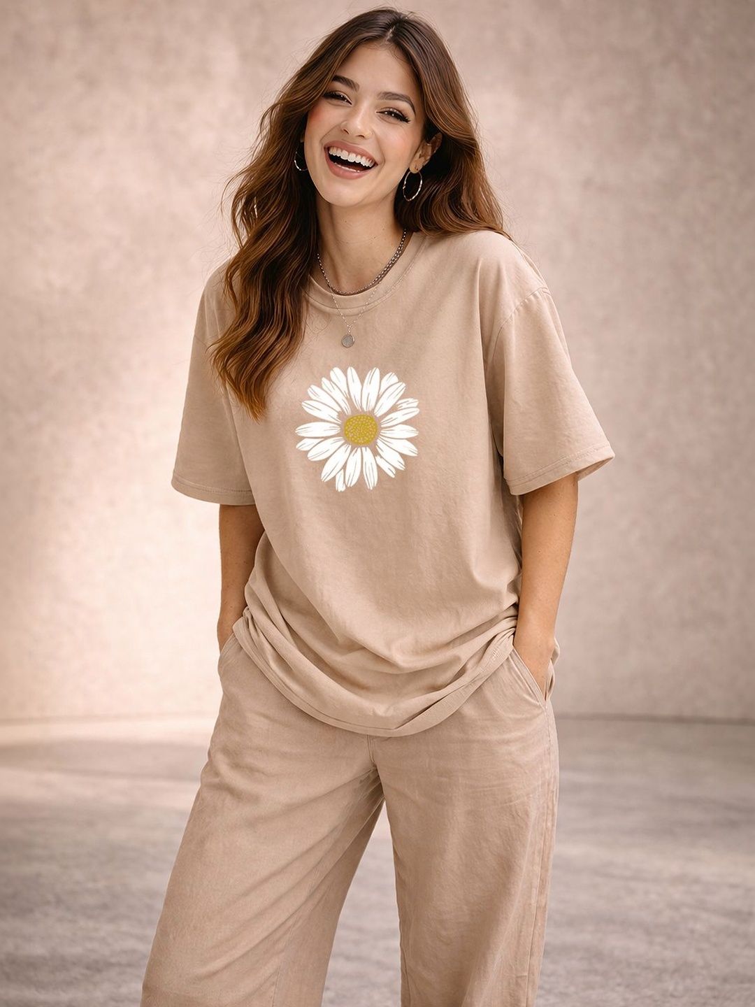 Mast & Harbour Women Floral Printed T-shirt