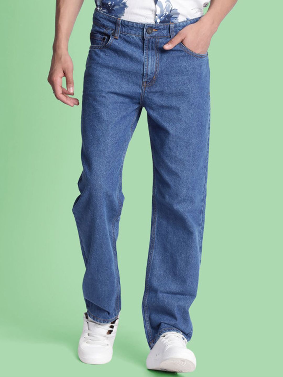 Bene Kleed Men Straight Fit Mid-Rise Jeans