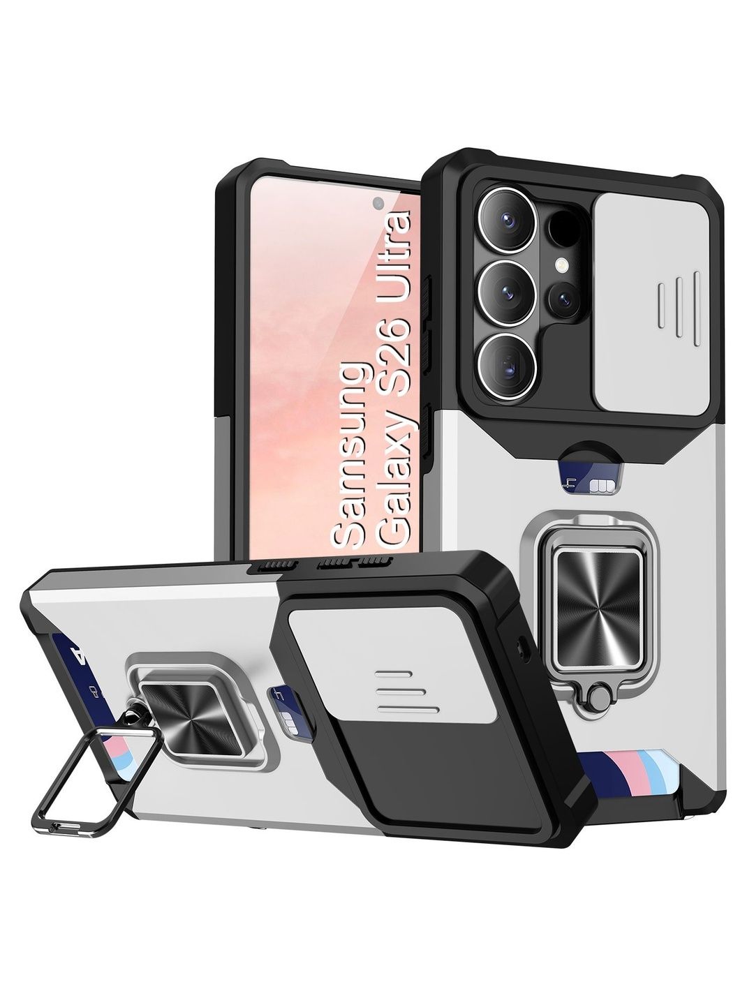 Luxury Kase Solid Printed Samsung Galaxy S26 Ultra 5G Back Case Mobile Accessories