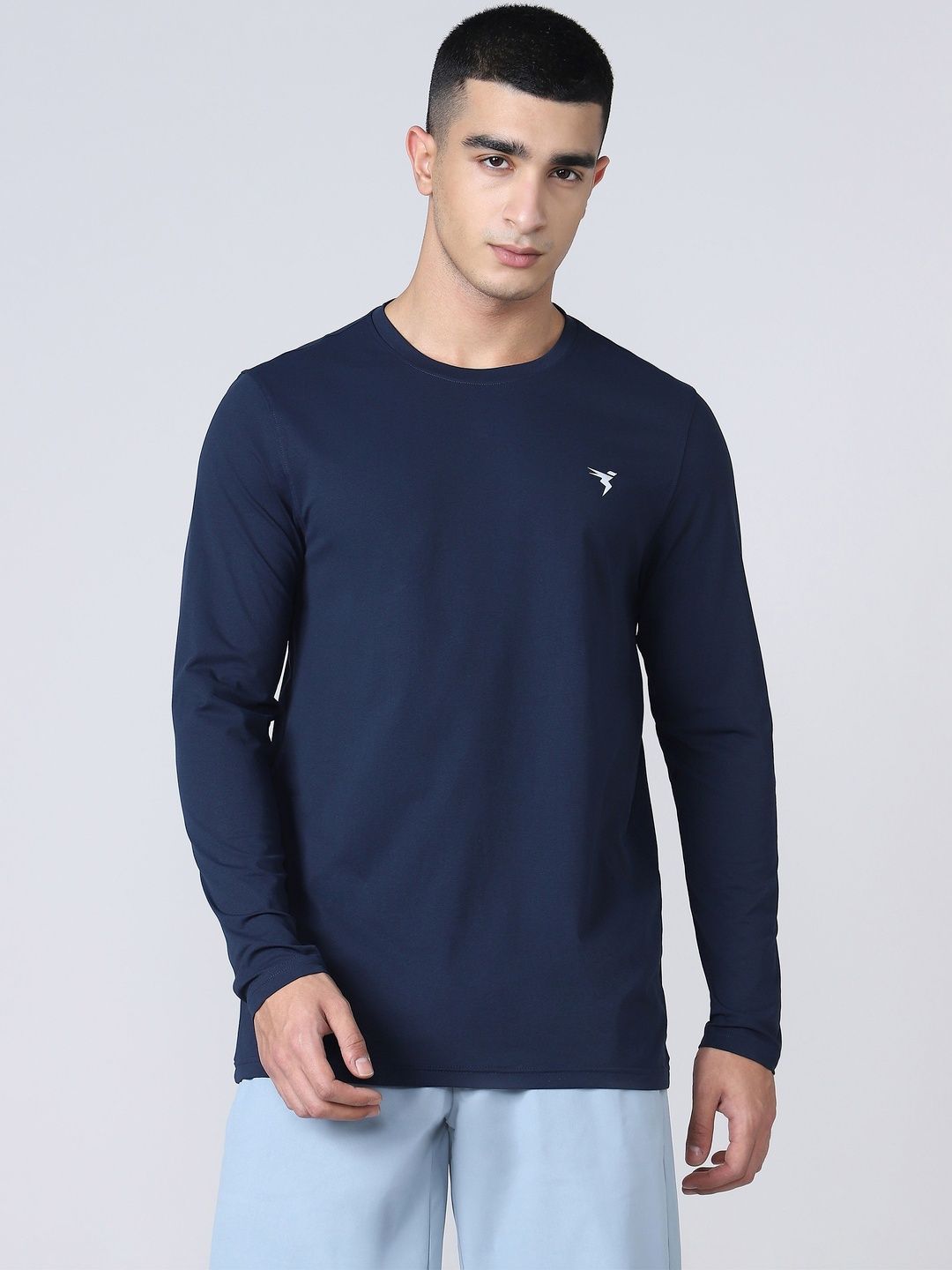 Technosport Men Brand Logo Slim Fit T-shirt