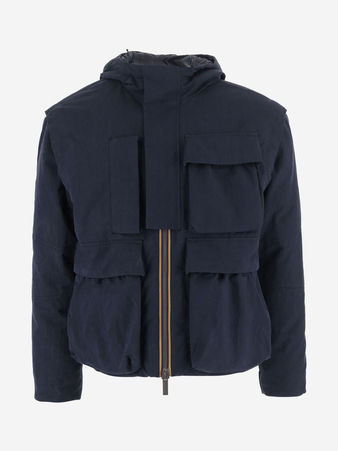 K-Way Royal Blue Multiple Pockets Jacket