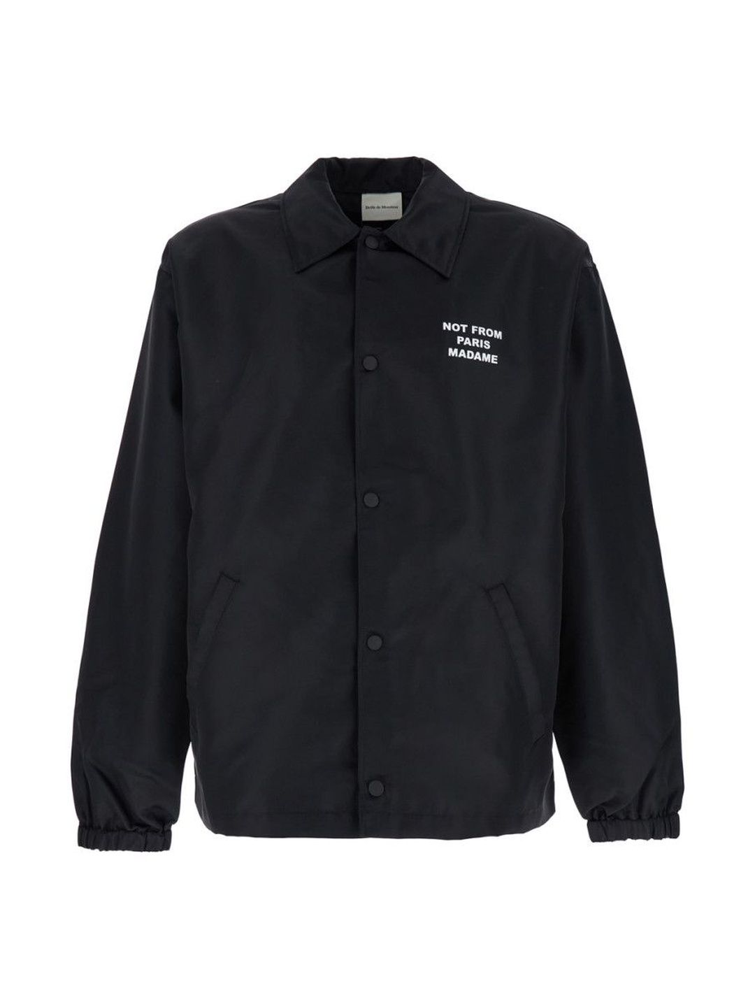 Drole De Monsieur Black In Techno Logo Jacket