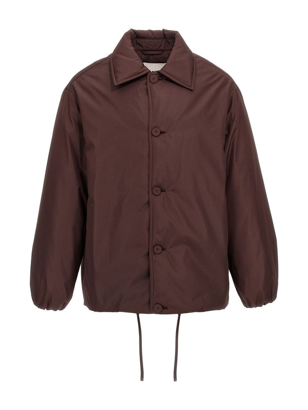 Jil Sander Brown 'Genuine Leather Blouson 08' Jacket