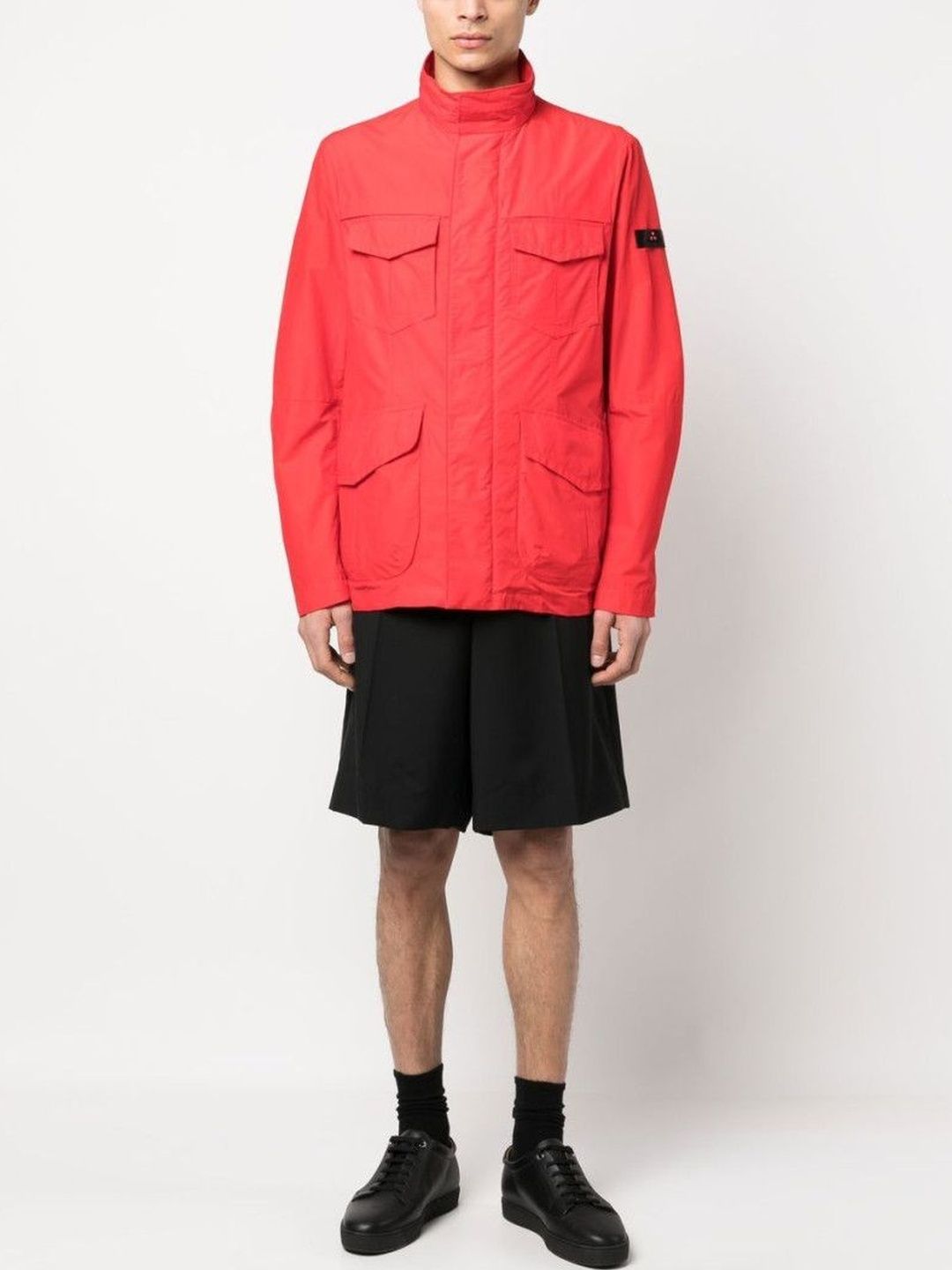 Peuterey Red Metal Blouson Jacket