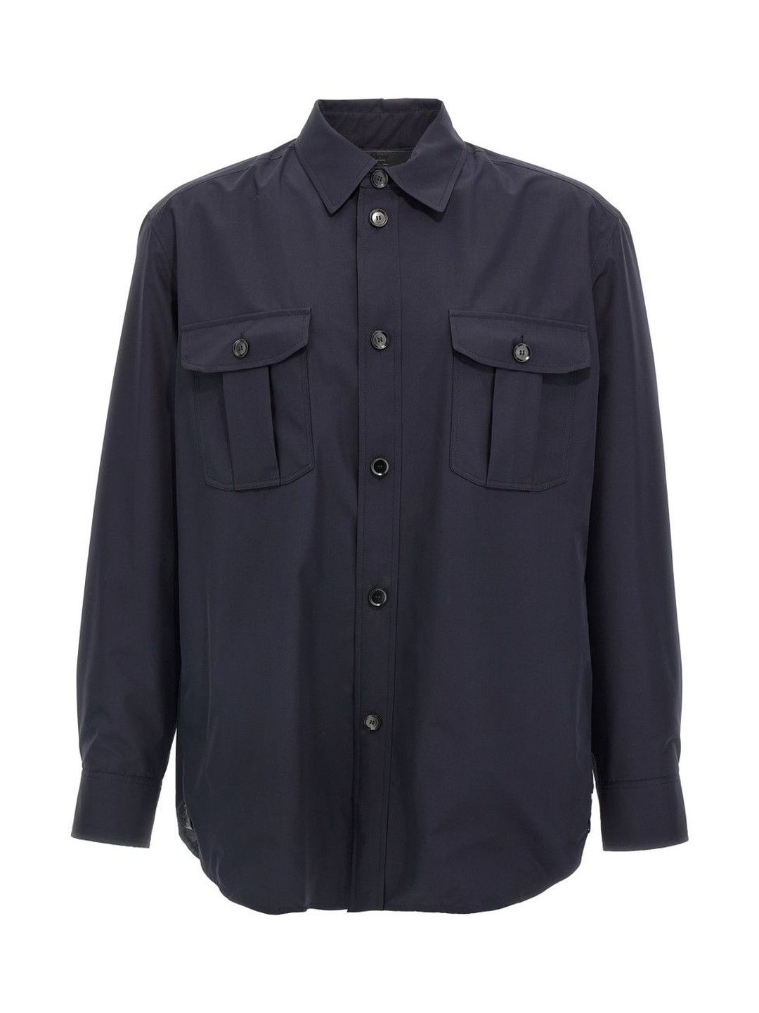 Brioni Hugo Boss Blue Button-Up Jacket