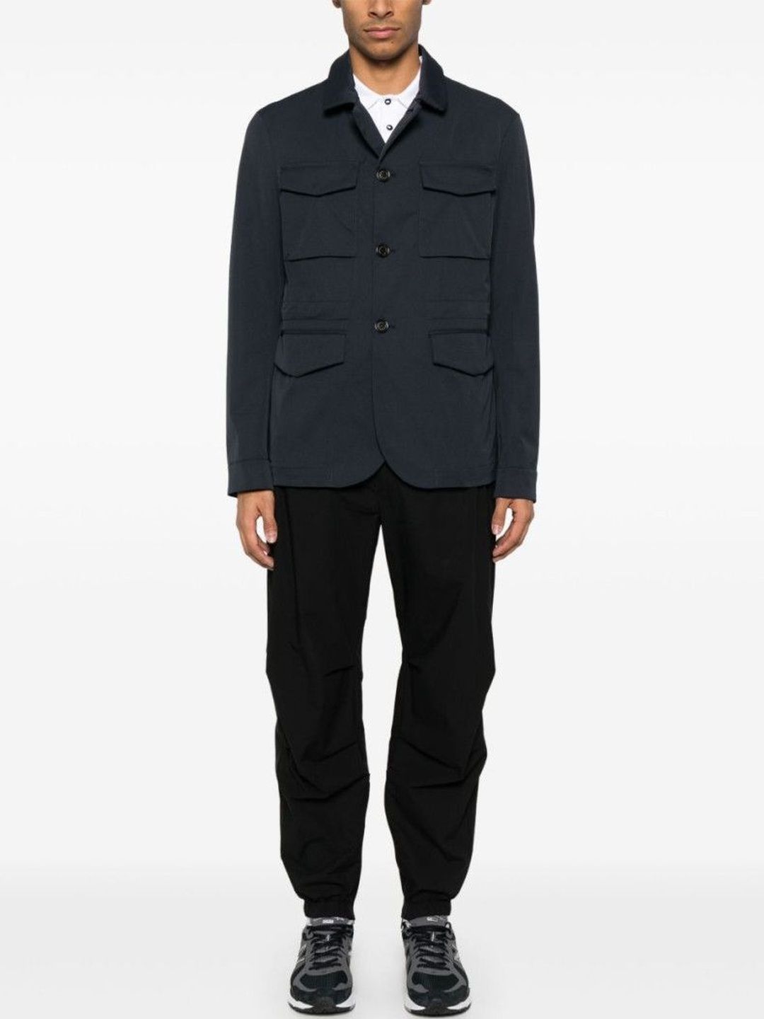 Peuterey Dark Blue Hinnoya Parka Jacket