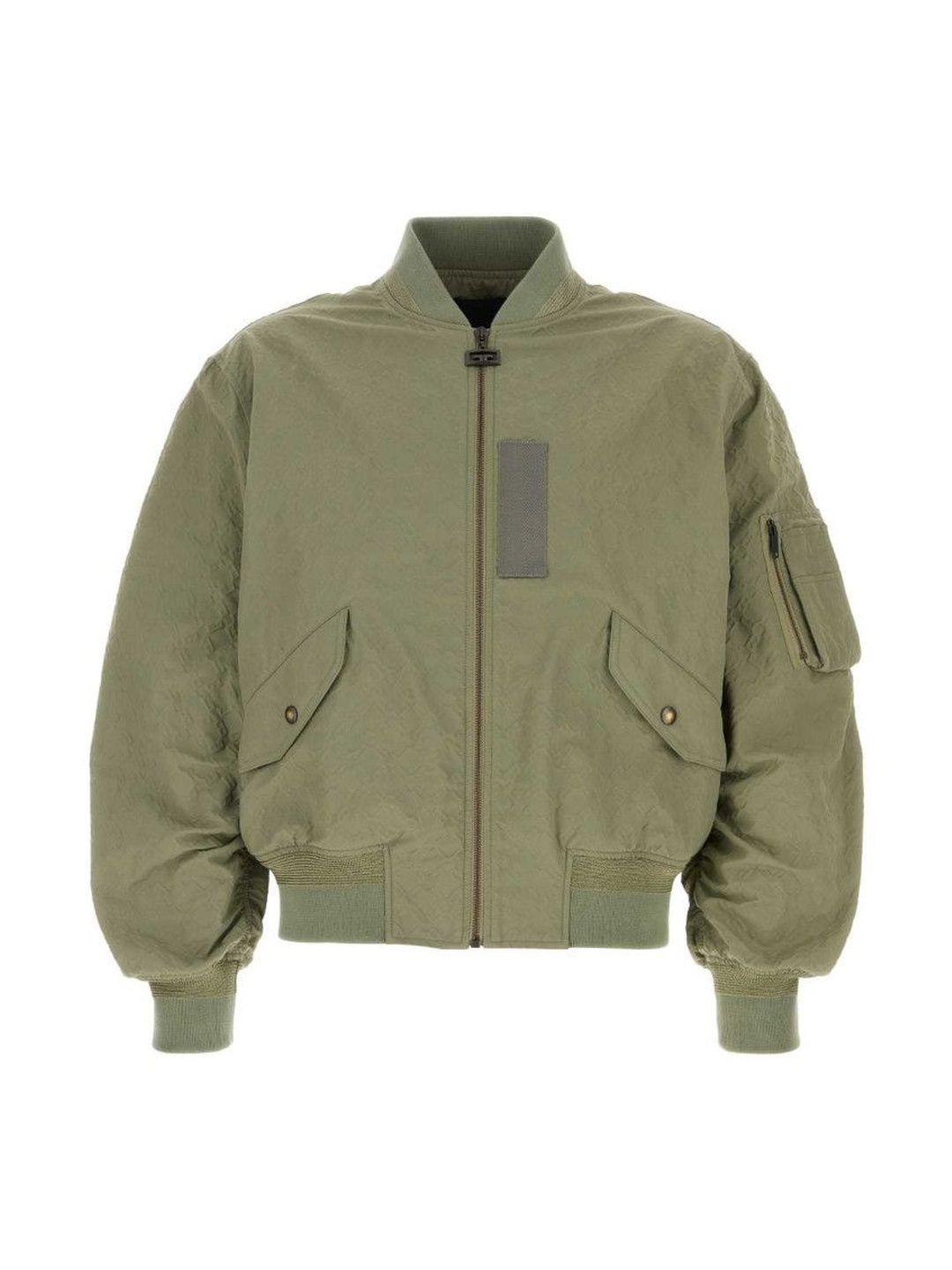 Givenchy Green Nylon Bomber Jacket