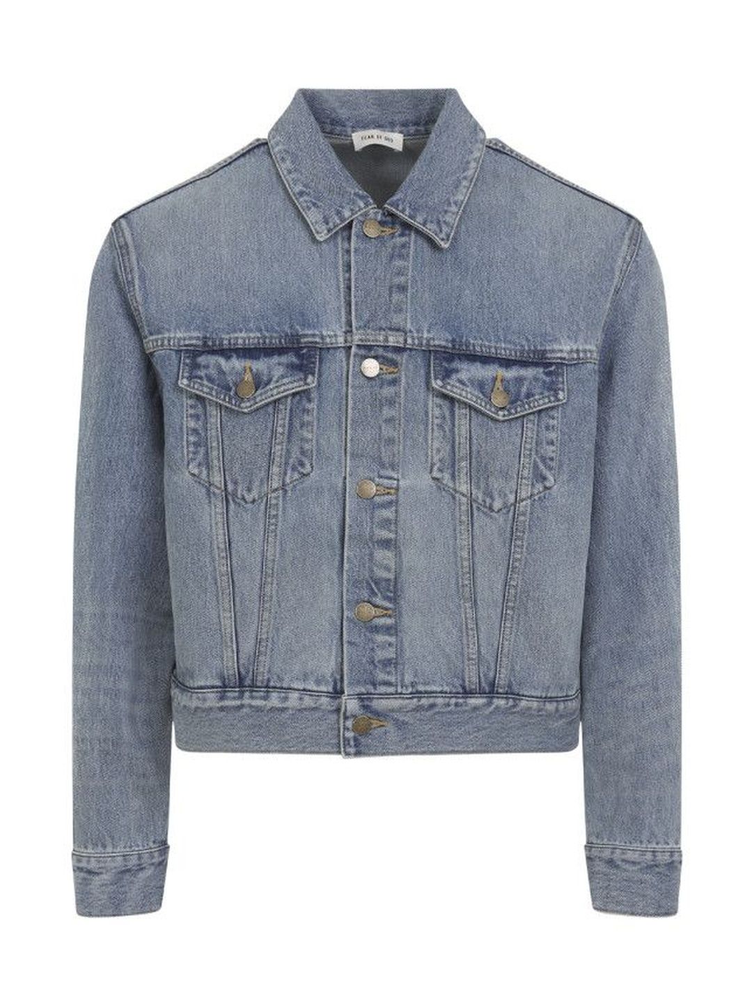 Fear Of God Blue Long Sleeves Denim Jacket