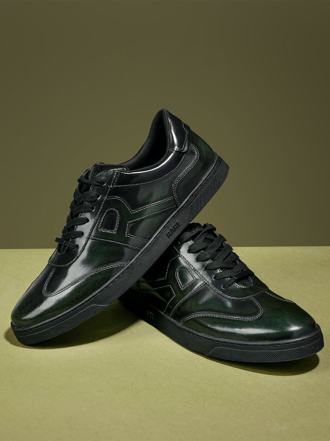 Buy RARE RABBIT Men Mercury Leather Lace-Up Sneakers - Casual