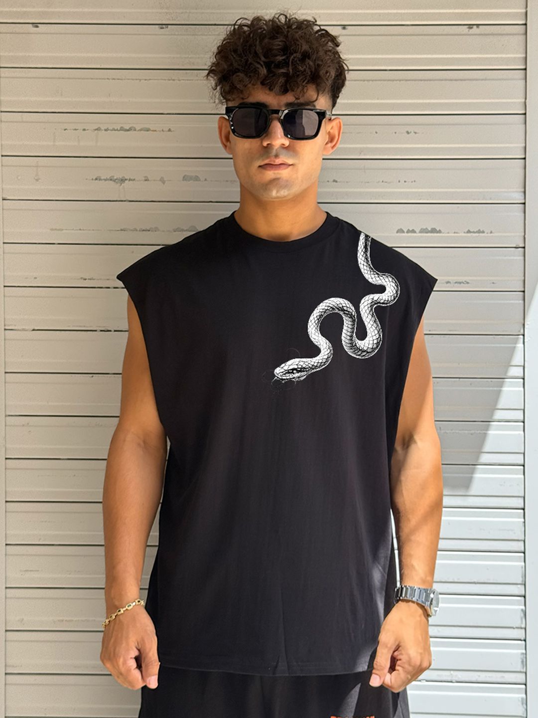 BDSQUARE Printed Cotton Tank